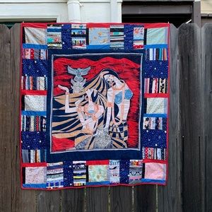 Handmade Wall Art Quilt Display